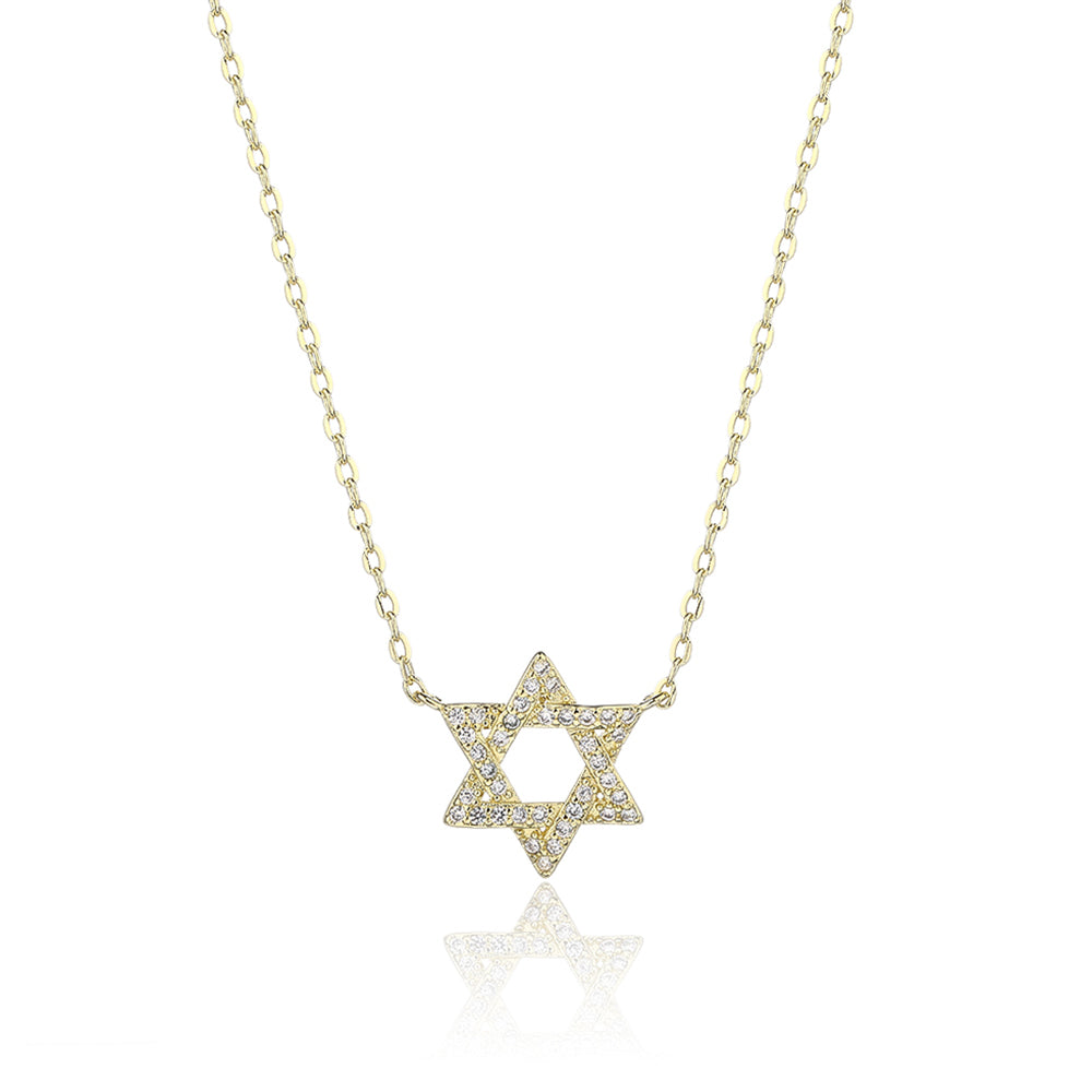 שרשרת מגן דוד זהב